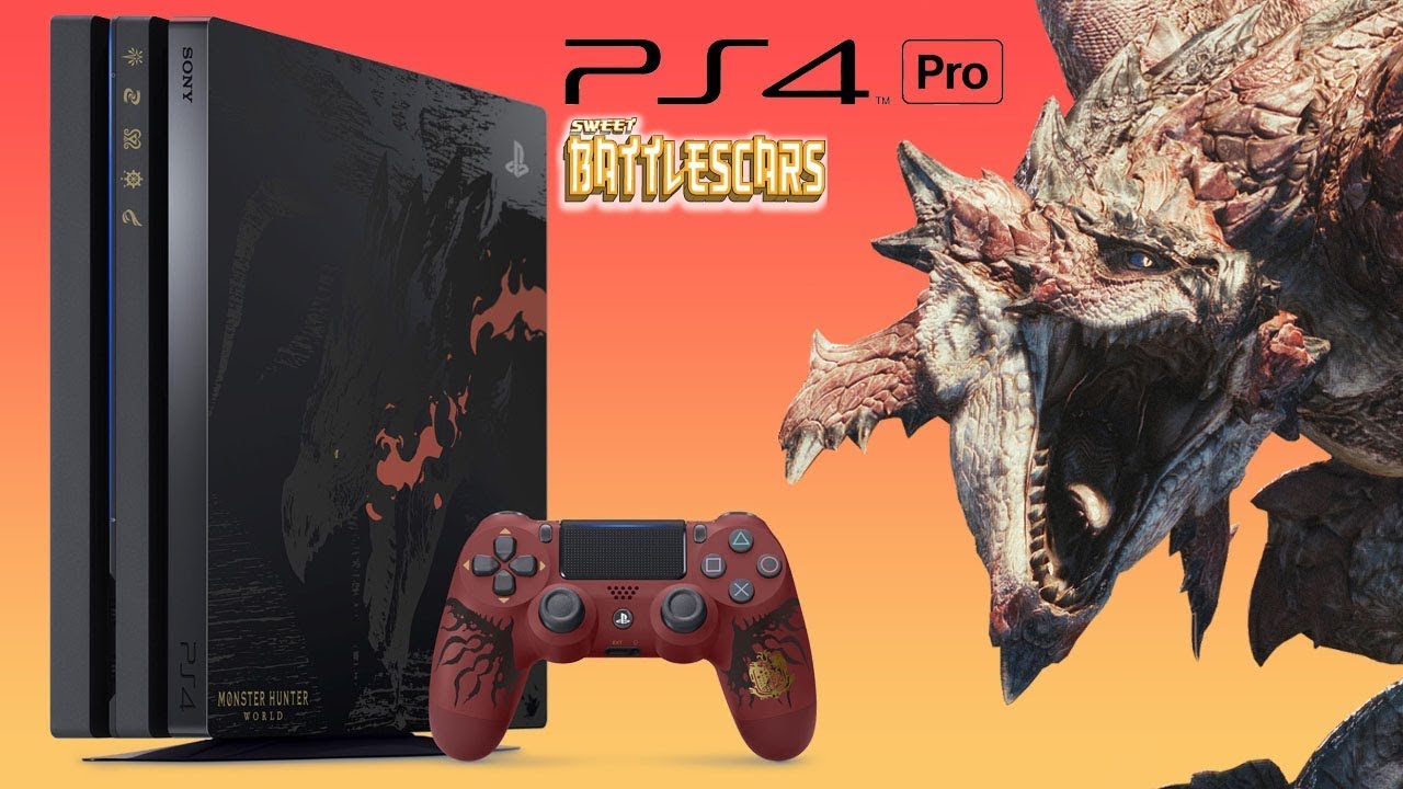 MONSTER HUNTER WORLD: RATHALOS EDITION PS4 PRO UNBOXING