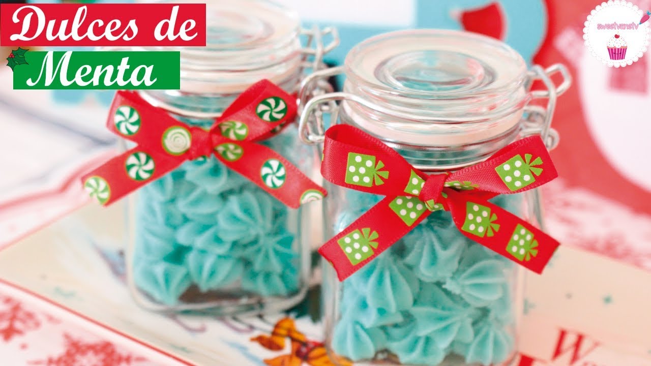DULCES DE MENTA con sólo 3 INGREDIENTES🎄 Navidad Postres de Vane
