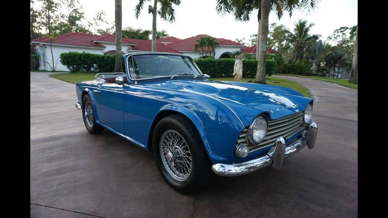 This 1964 Triumph TR4 is a Classic Car That's Fun To Drive, Rewarding To Maintain, and Gorgeous