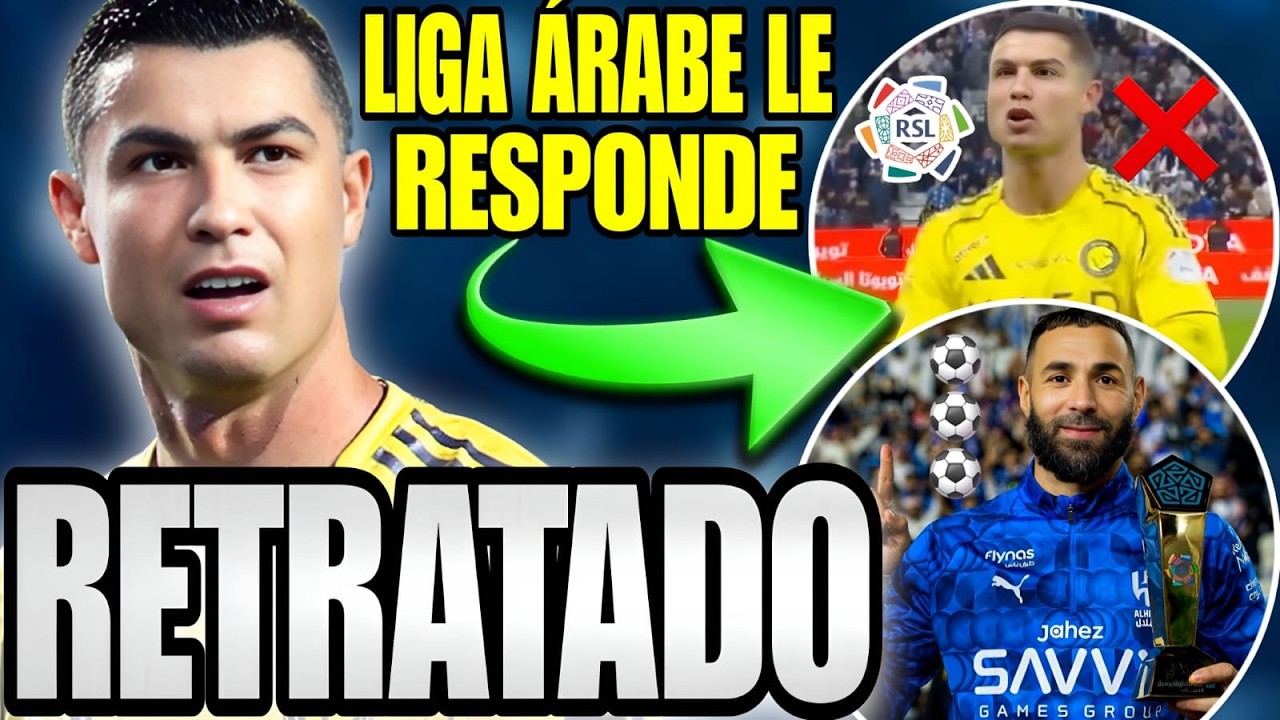 🚨 LIGA ÁRABE EXPLOTA contra CR7 por BERRINCHE 💥 Lo quieren ECHAR 😱 BENZEMA arruina su cumpleaños 🤣
