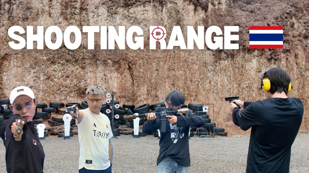 bang bang bang 💥 weekend thrill at shooting range in Chiang Mai 🇹🇭