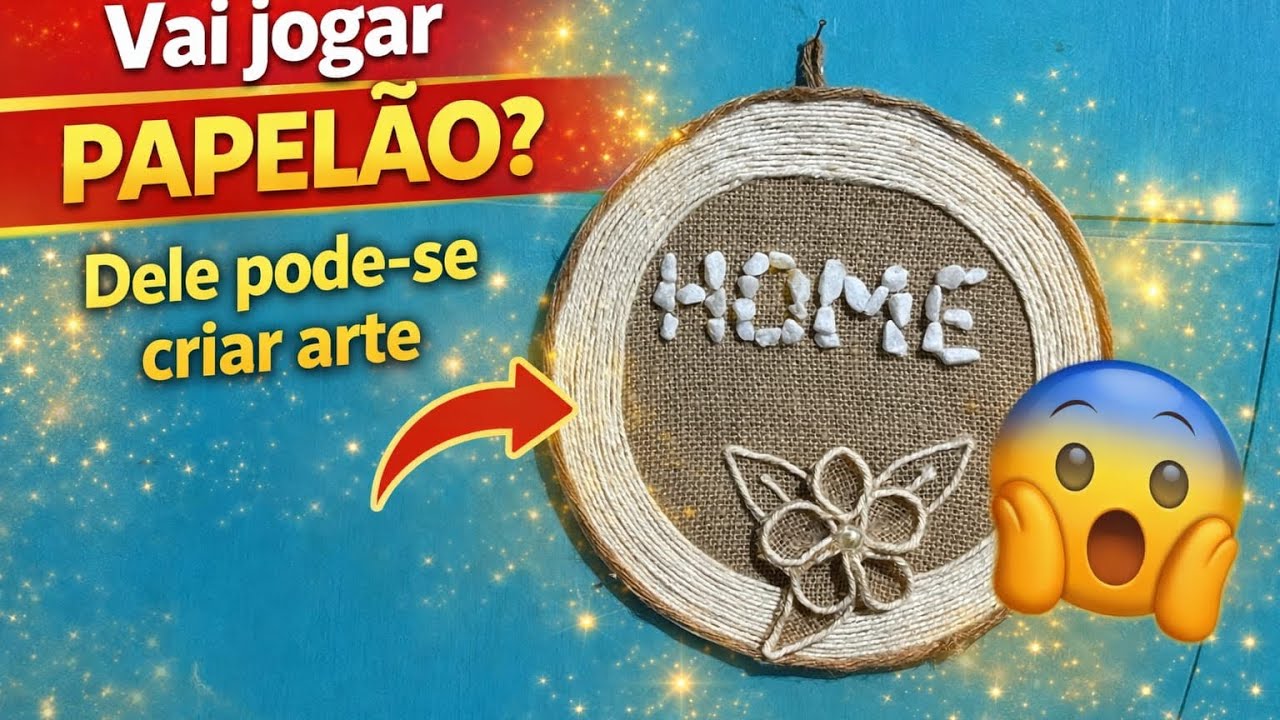 Do papelão descartado nasce arte cheia de propósito 