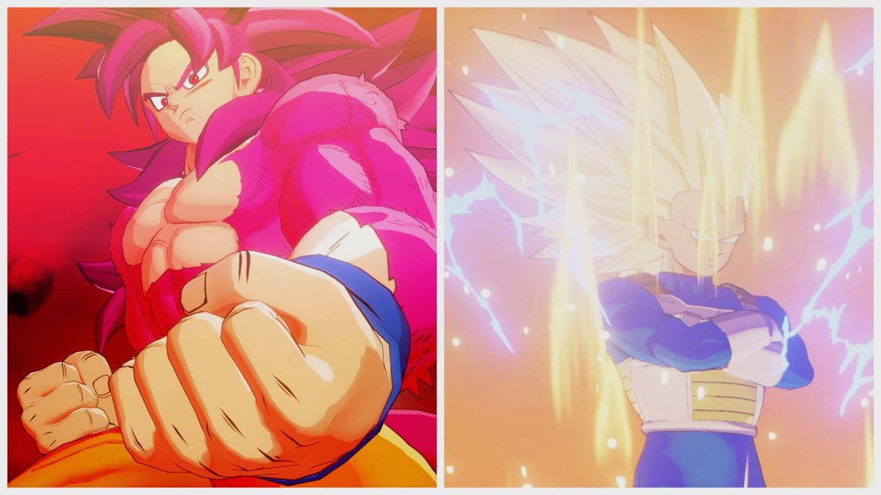 Goku (SS4) and Vegeta (SS3) vs. Gomah Boss Battle - DBZ Kakarot Daima Part 2