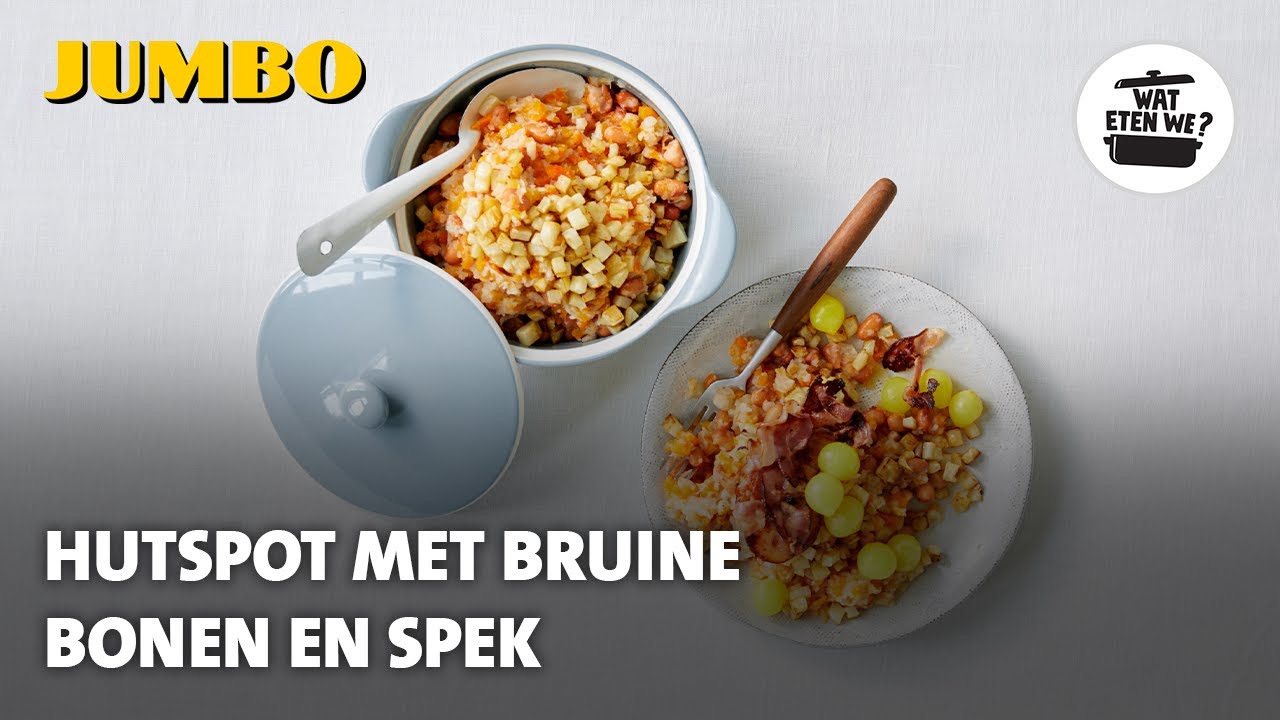 Wat eten we? Hutspot met bruine bonen en spek