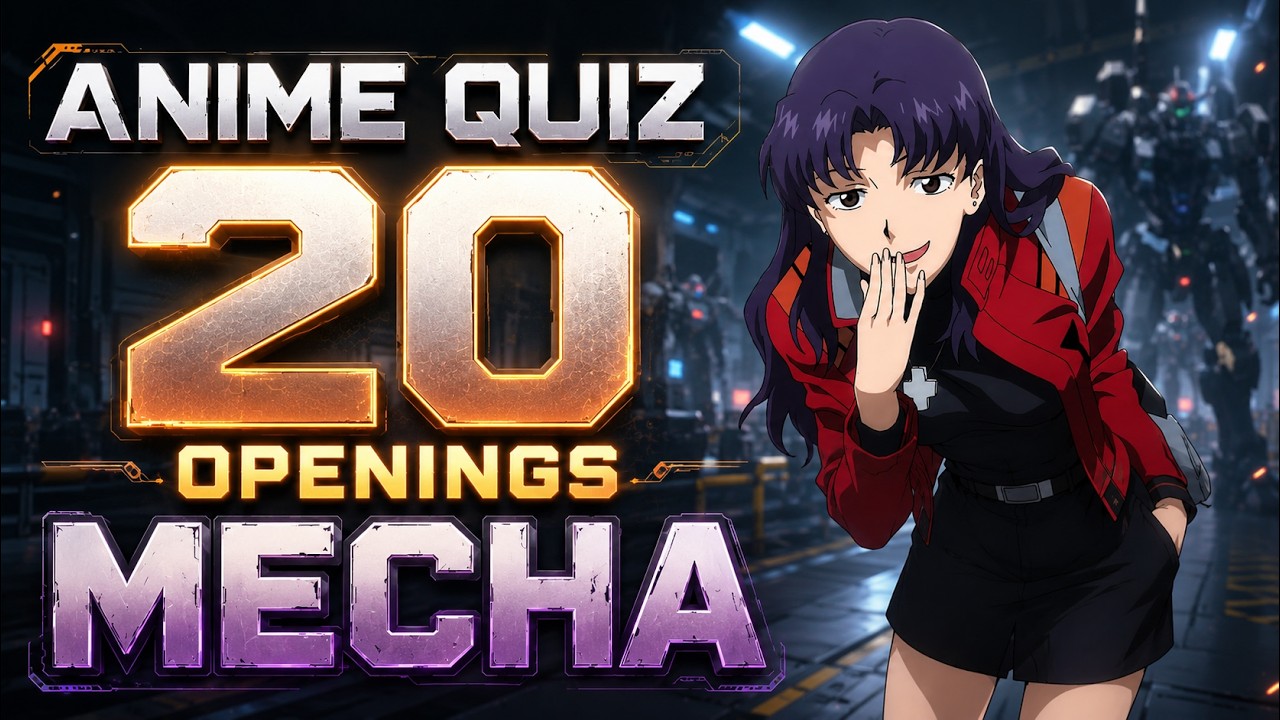 BLIND TEST - 20 MECHA Openings