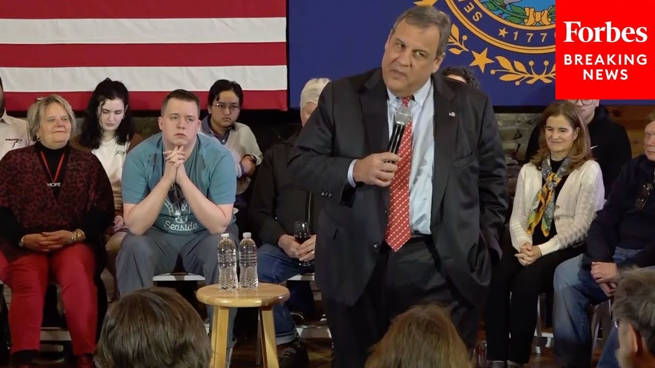 JUST IN: Chris Christie Details His Plans For Presidency At Keene, New Hampshire, Town Hall