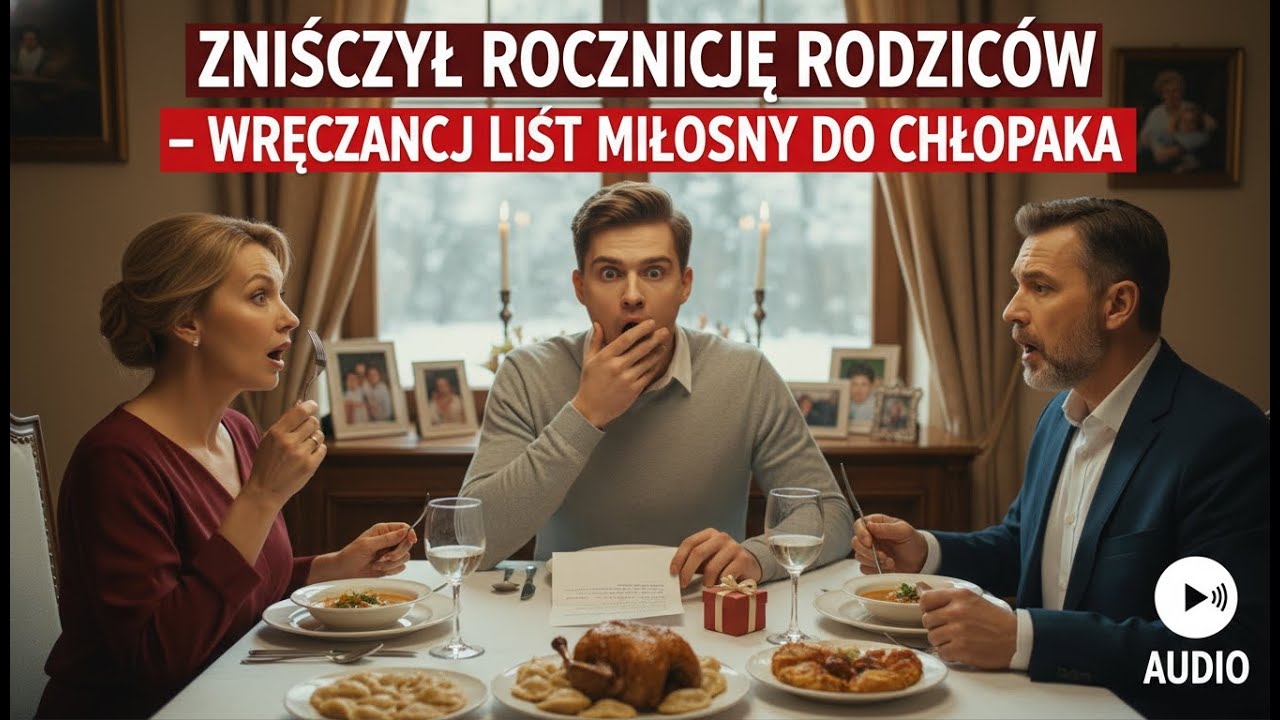 Zniszczył rocznicę rodziców – wręczając list miłosny do chłopaka