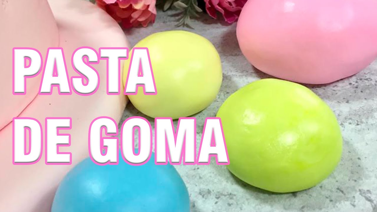 PASTA DE GOMA (ideal para modelar accesorio y decorar tortas)