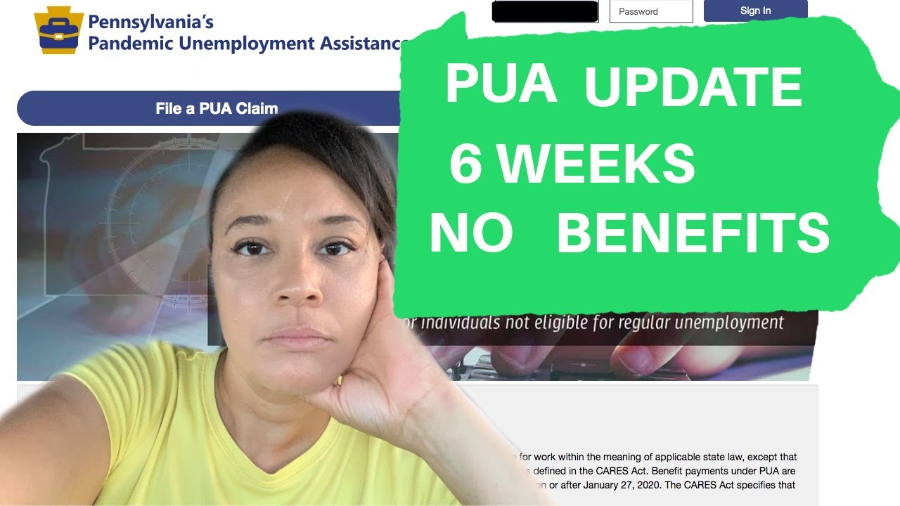 PUA UPDATE 6 WEEKS STILL NO BENEFITS 2021