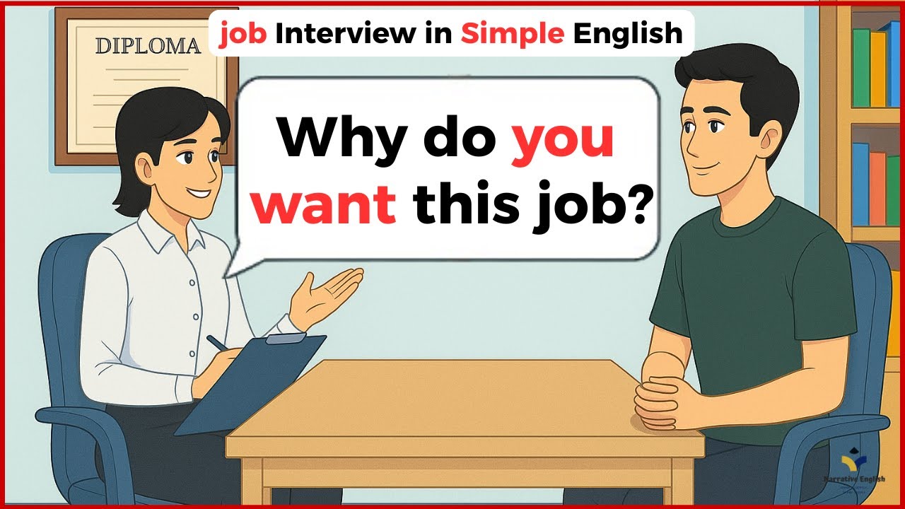 Job Interview in Simple English | Practice with Easy Answers