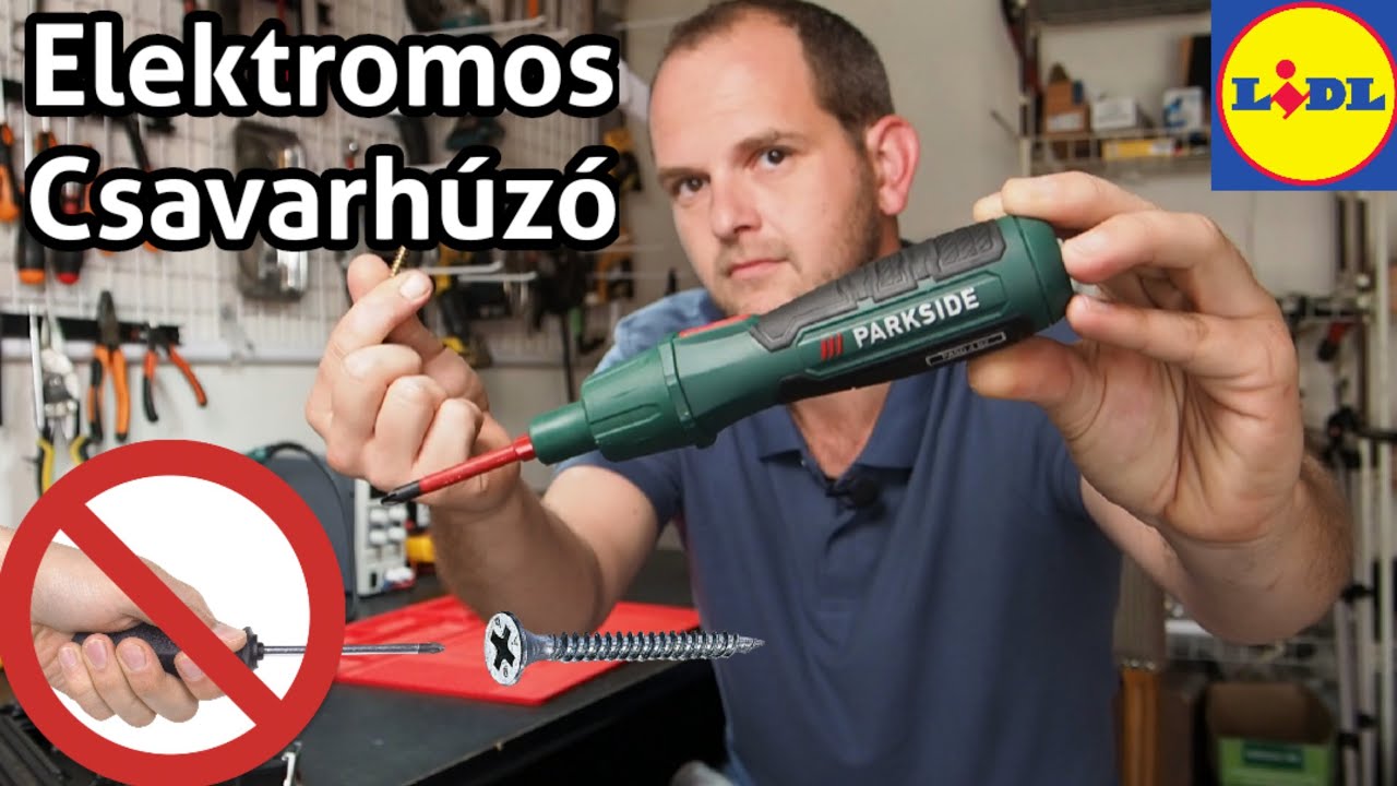 Unod már a tekergetést? - Parkside Elektromos Csavarhúzó - PASD 4 B2