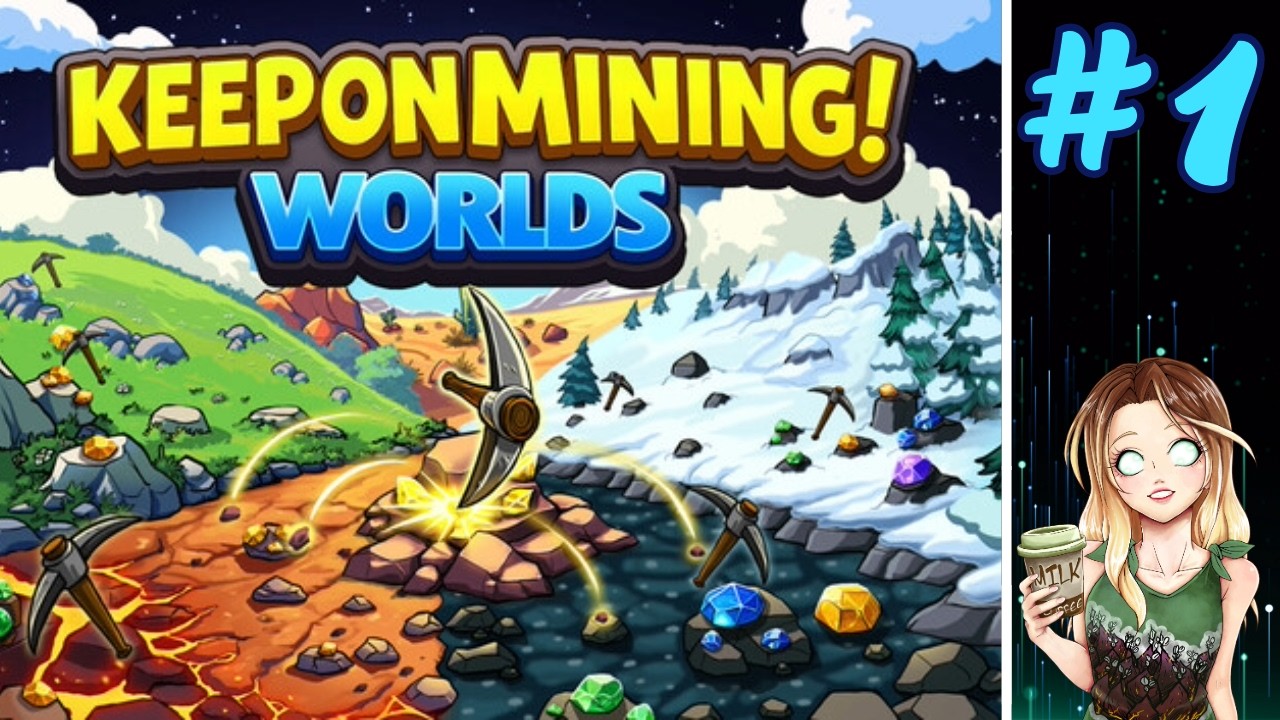 Keep on Mining! Worlds &ndash; Clicker o Kopaniu i Odblokowywaniu Świat&oacute;w #1 | Gameplay PL