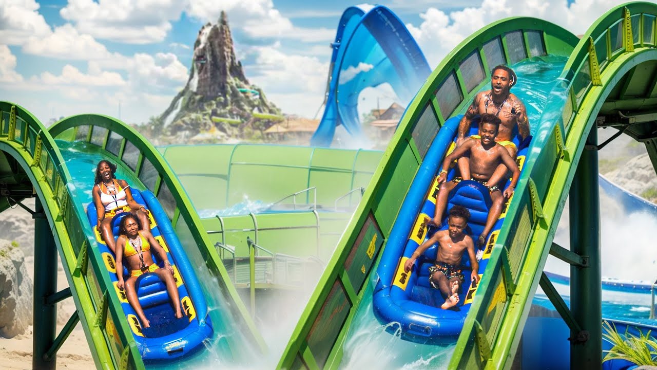 WE FINALLY TOOK THE KIDS TO VOLCANO BAY ORLANDO! (so much fun)