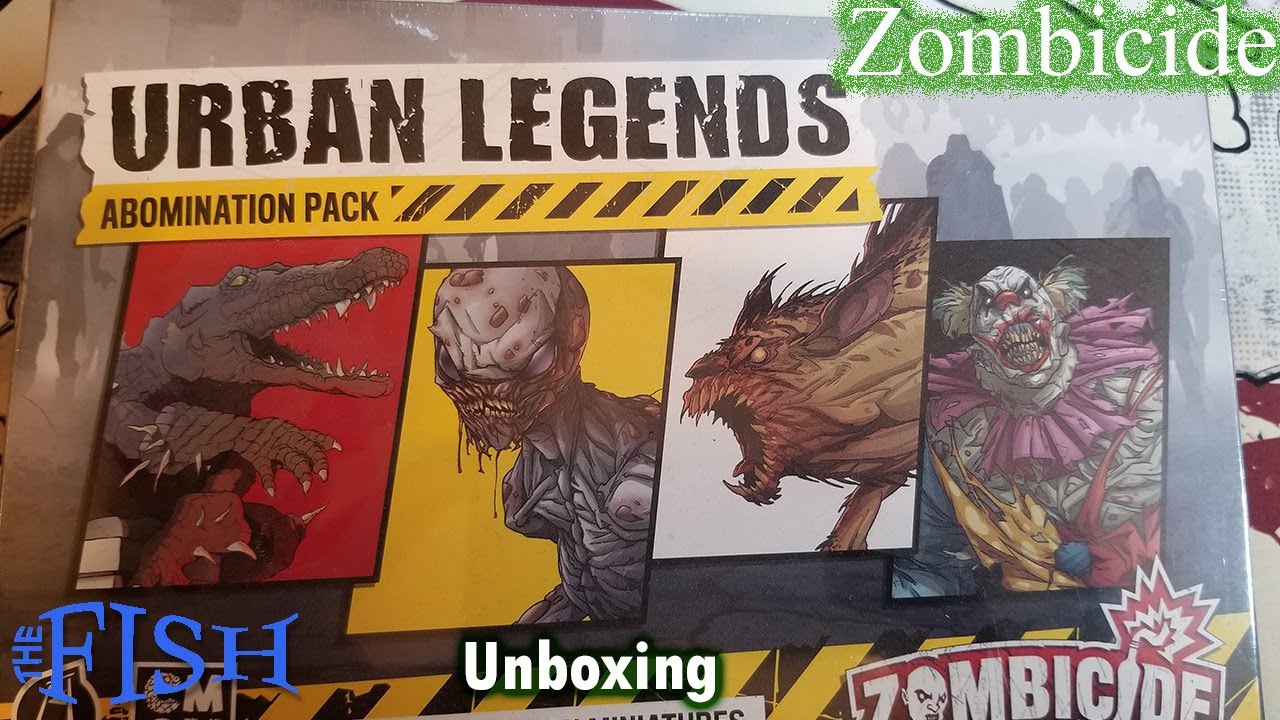 Zombicide 2E: Urban Legends Abomination Pack Unboxing