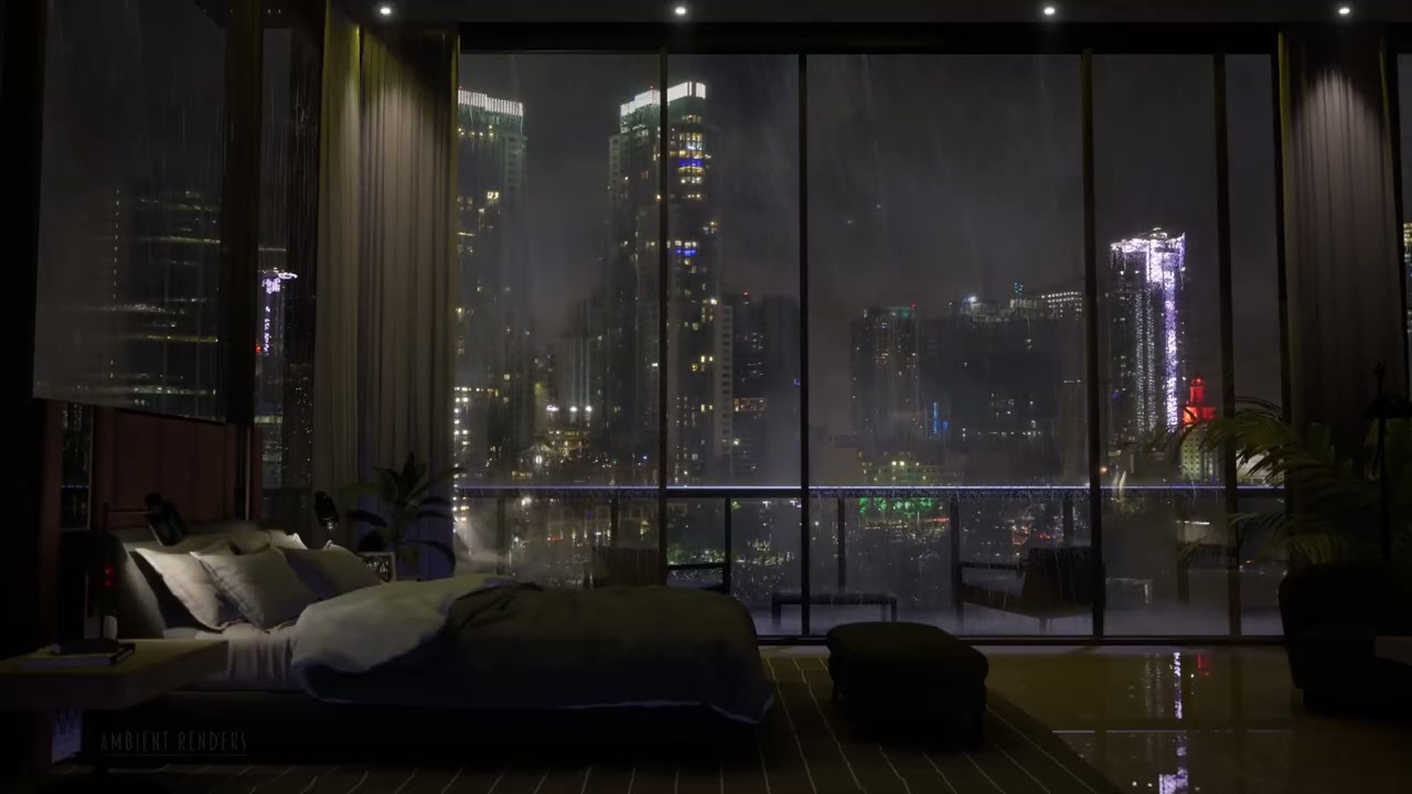 🌧️ Relaxing Rain 8H - Rain Sounds for Sleep, Study, Focus