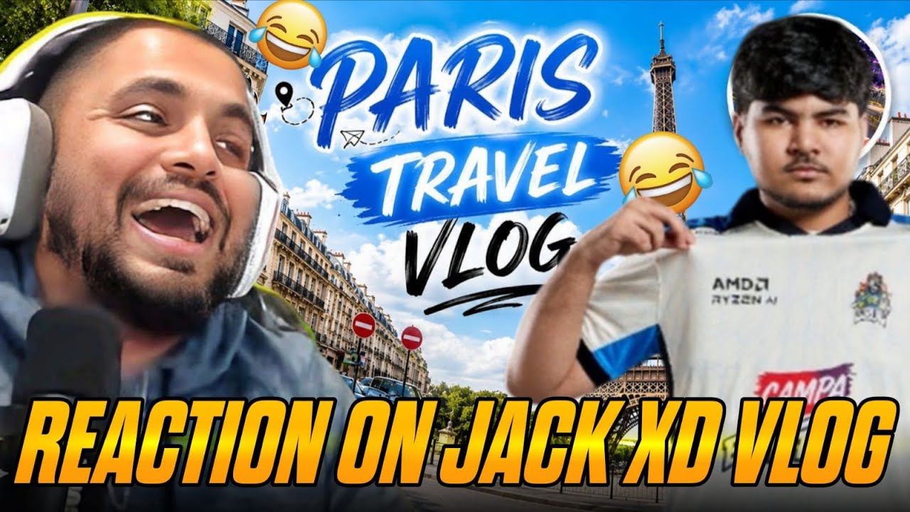 FUNNIEST REACTION ON S8UL JACK PARIS VLOG🤣 | S8UL FREE FIRE VLOG |