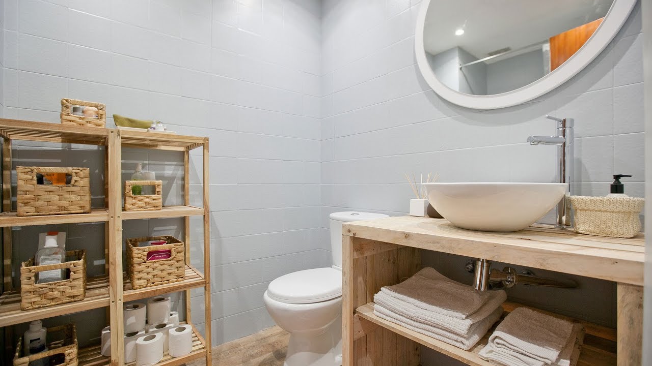 Programa completo - Decorar baño pequeño de estilo rústico - Decogarden