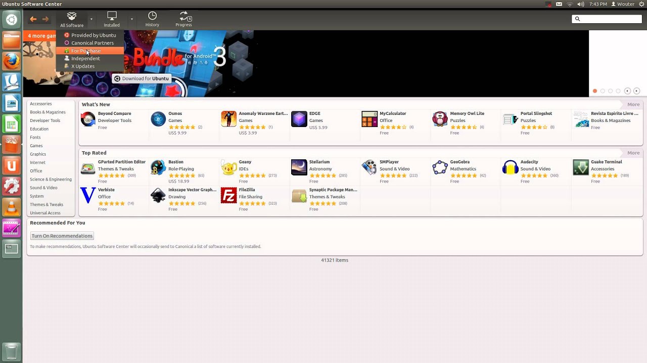 Ubuntu 12.04 Tutorial: The software center