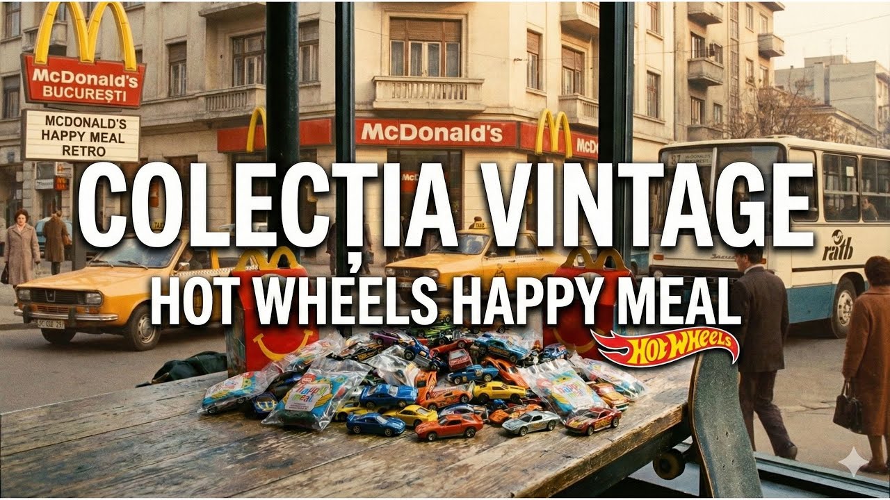 Mașinuțe Hot Wheels vechi de la McDonald’s | Colecția Happy Meal din copilărie
