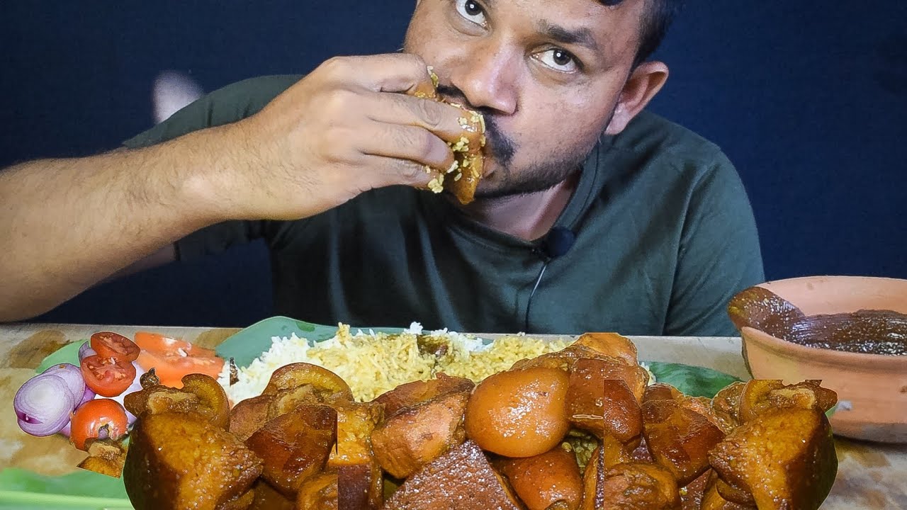 PORK WITH RICE DESHI STYLE EATING VIDEO ll  PORK EATING VIDEO 😋 #mukbang #eatingshow #asmr #pork