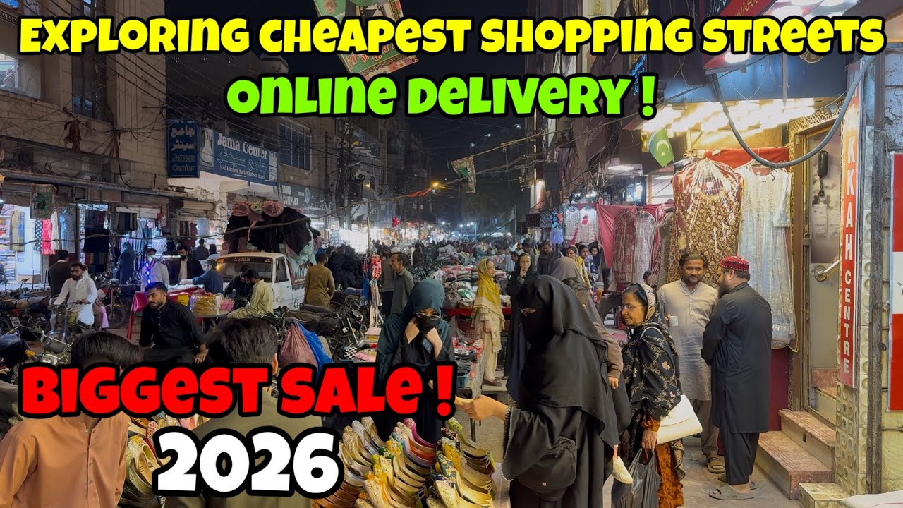 Allah Wali Market Karachi Street Shopping  | Allah Wala Market 2026 | Allah Wala Market Jama Cloth 