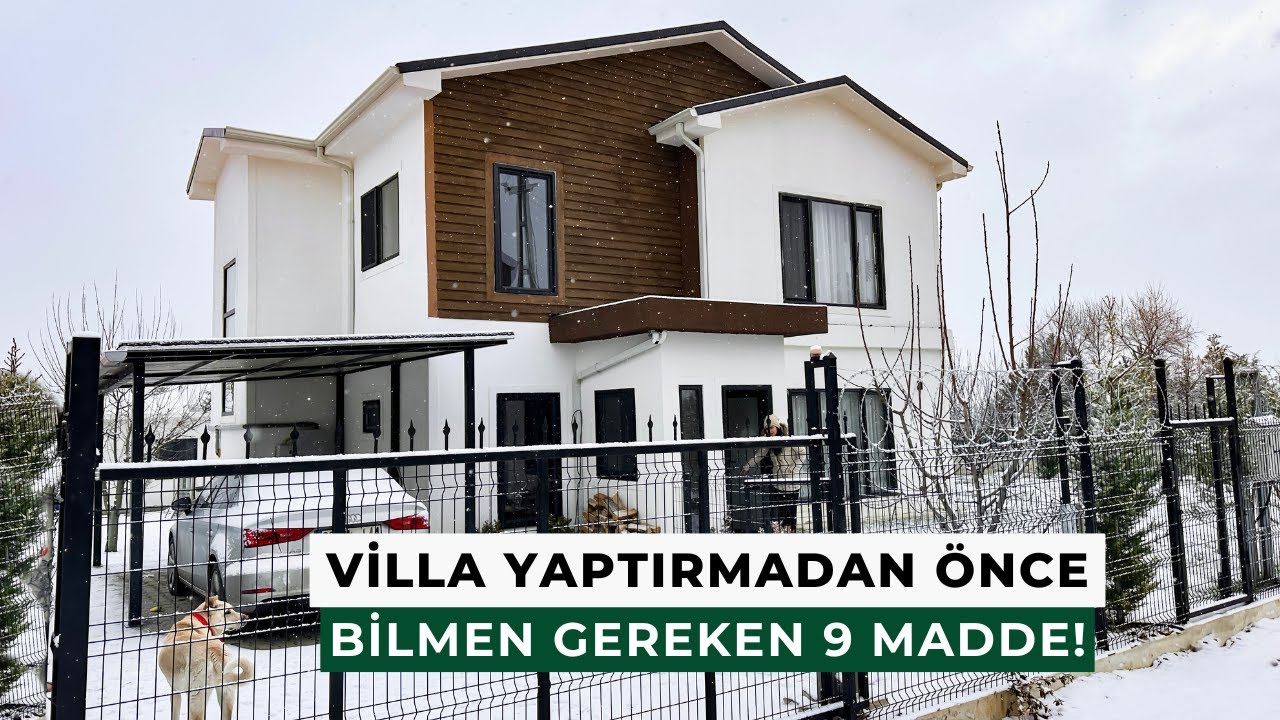 3. Kez Hafif Çelik Villa Yaptırsam Dikkat Edeceğim 9 Önemli Şey!