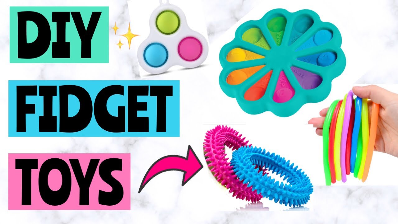 DIY FIDGET TOYS! Dimple Fidget, Pop It Fidgets | How to make fidget toys! EASY! Viral TikTok Fidgets