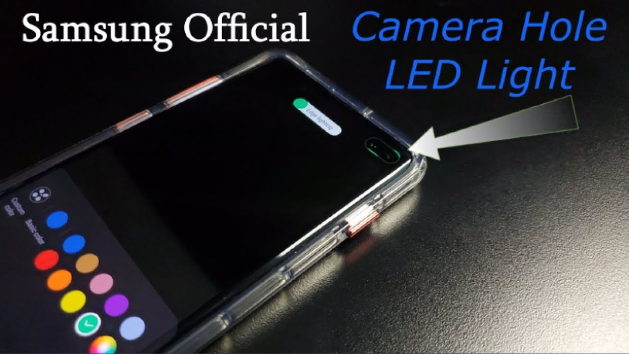 Samsung's OFFICIAL Galaxy S10 LED Notification Light