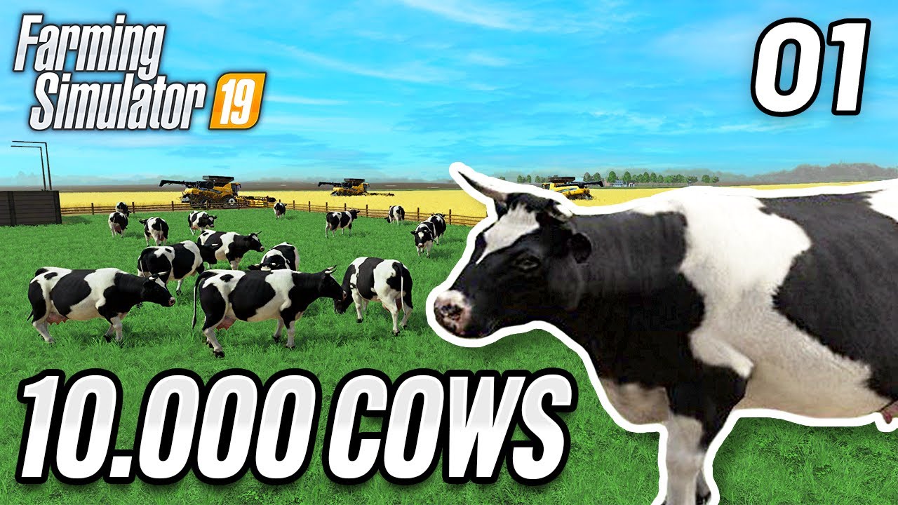 I Built the BIGGEST Cow Shed EVER on Farming Simulator 19 | Here's What Happened.
