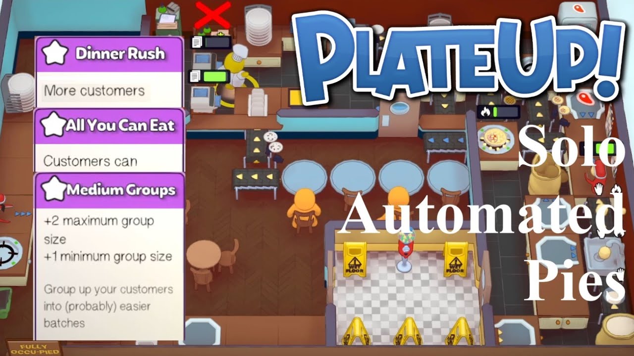 Plate Up - Solo - Fully Automated Pie run - Game wanted this run to end!