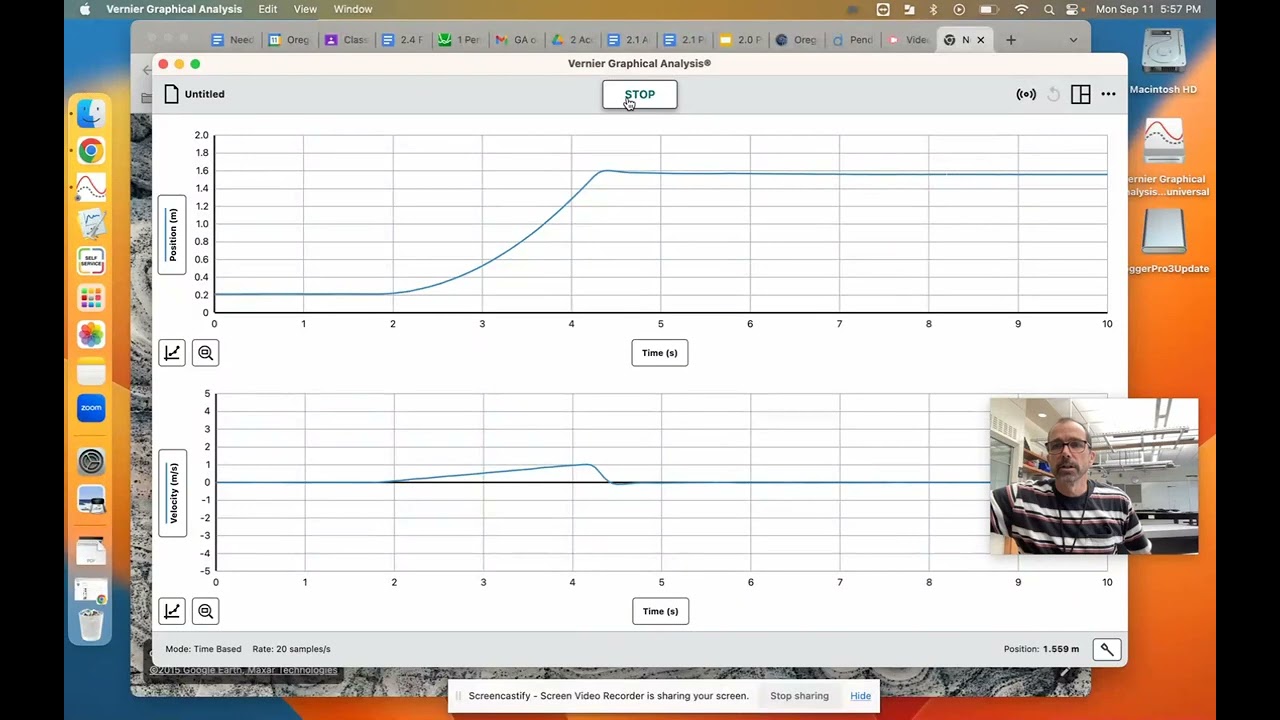 Angled Track Release From Rest Analysis