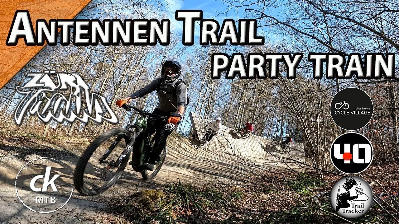 Antennen Trail - Uetliberg | Party Train auf dem Wallride | ck MTB | Merida eONE-SIXTY