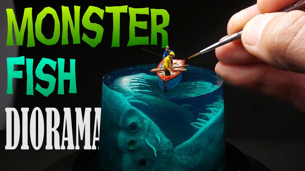 I Made a Terrifying Monster Fish Diorama!