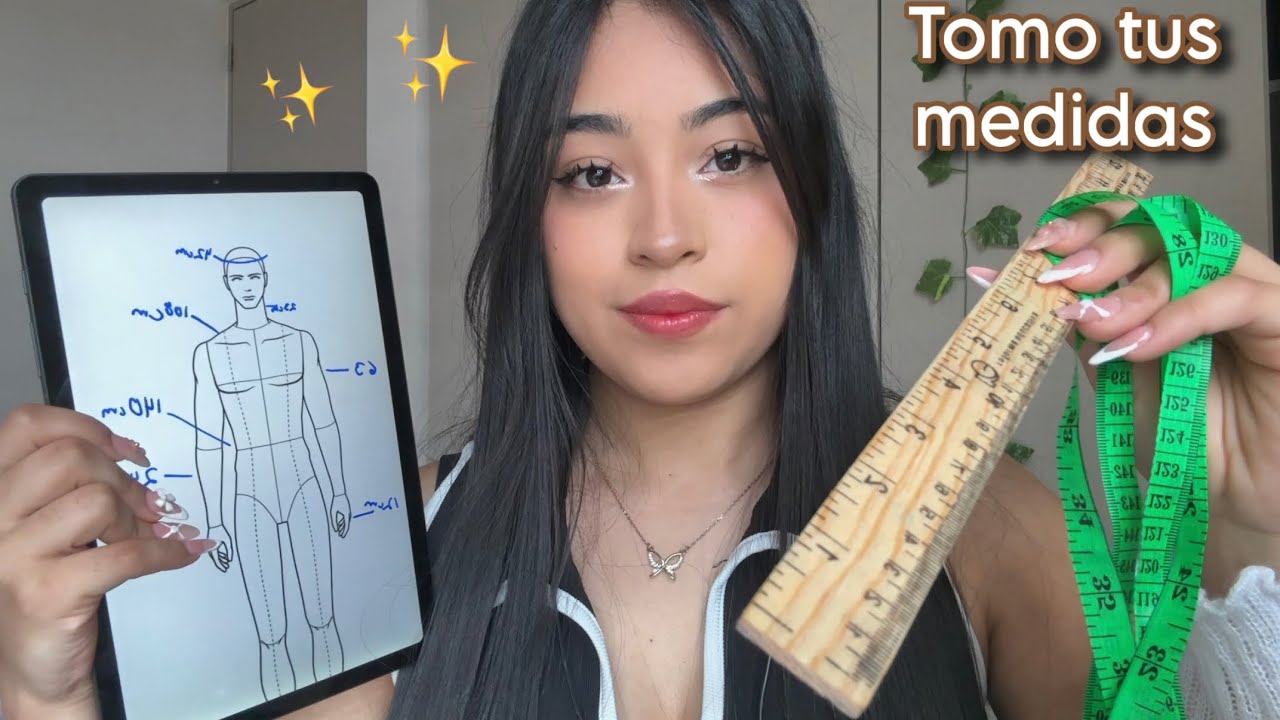ASMR tomando todas tus medidas 📏🧍