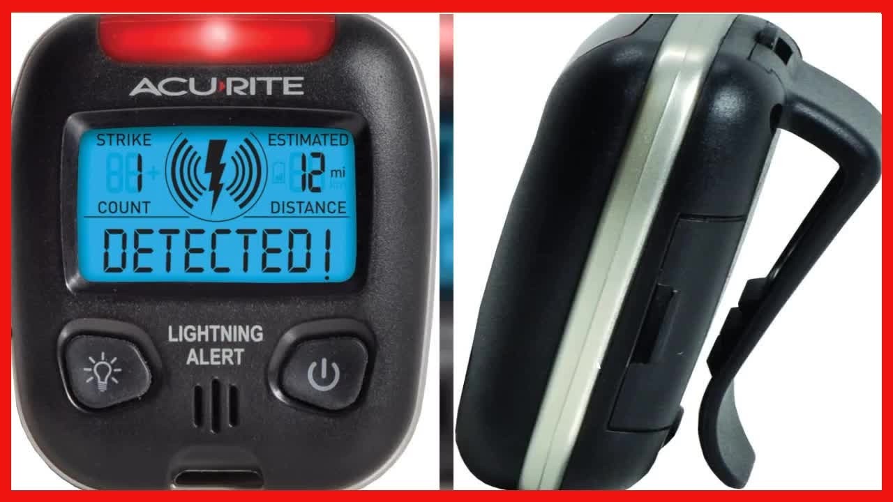 Stay Safe with the Ultimate 25 Mile Lightning Detector