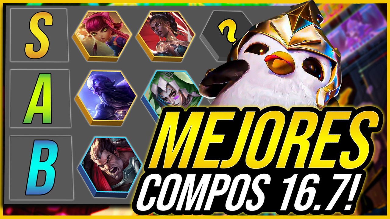 🚀 10 Mejores Composiciones para SUBIR ELO en el Parche 16.7 TFT Set 16