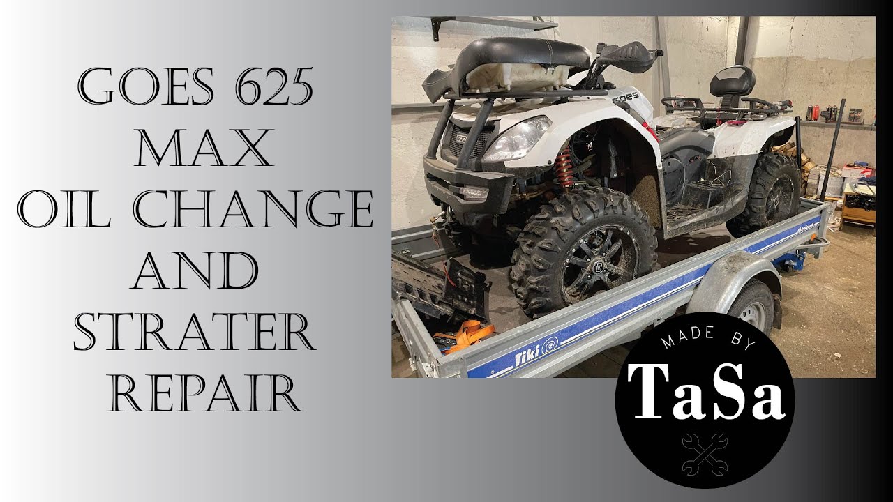 GOES 625 Max Starter repair and Oil change