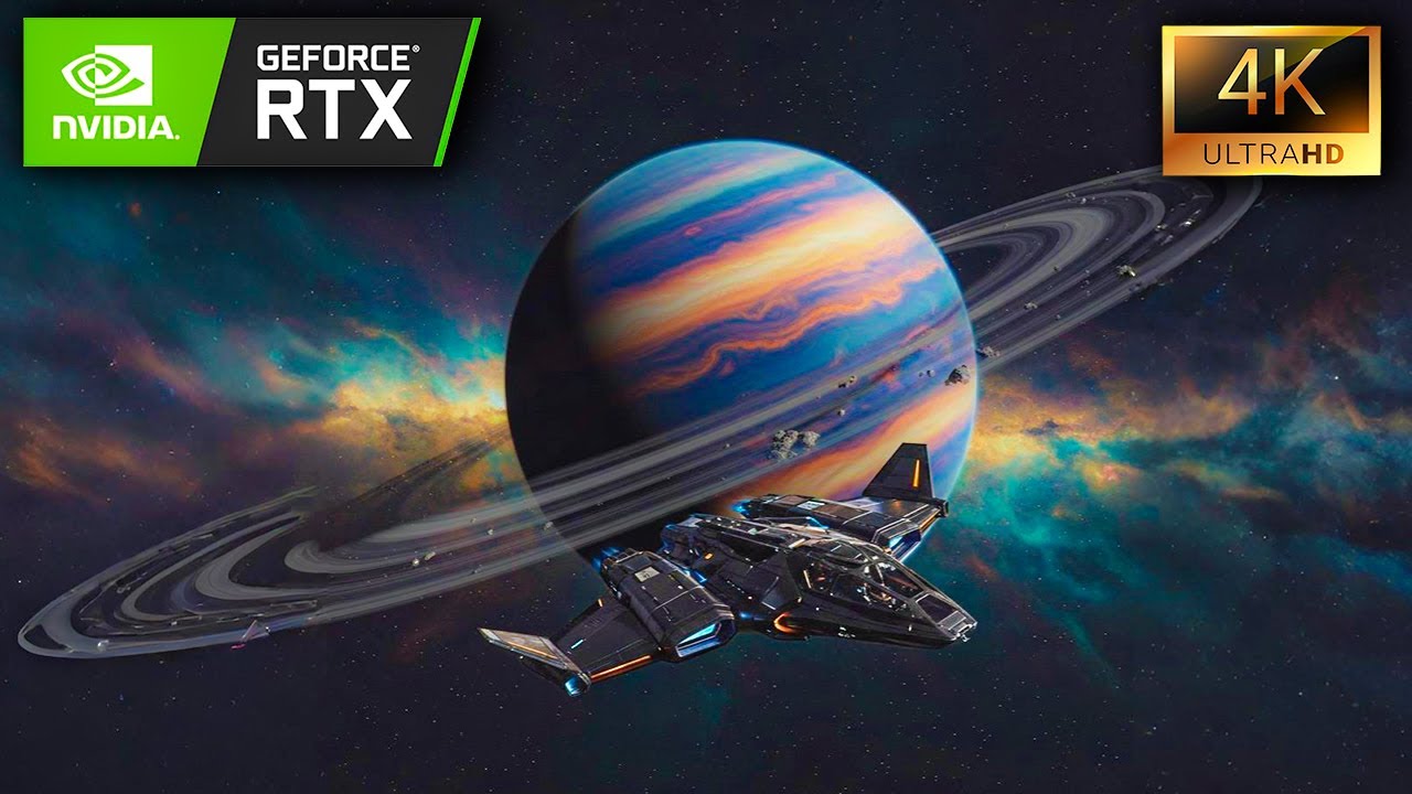 Star Citizen | Relaxing Cargo Hauling Through Space | 4K No Commentary