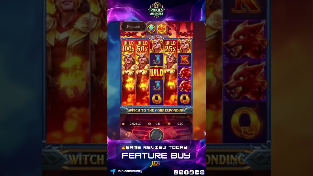 $7,500 HIT! ⚡️JDB Ragnarok: Thor VS Loki &ndash; Epic Pokies Feature!