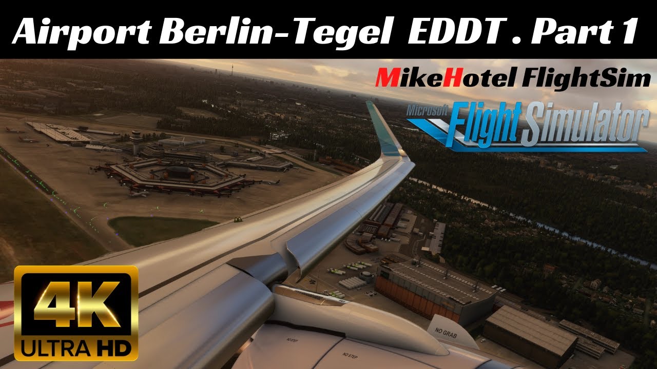 A32NX  ★ Takeoff from Berlin-Tegel EDDT ★ Microsoft FLIGHT SIMULATOR 2020 ★ 4K ★ REALISTIC GRAPHICS