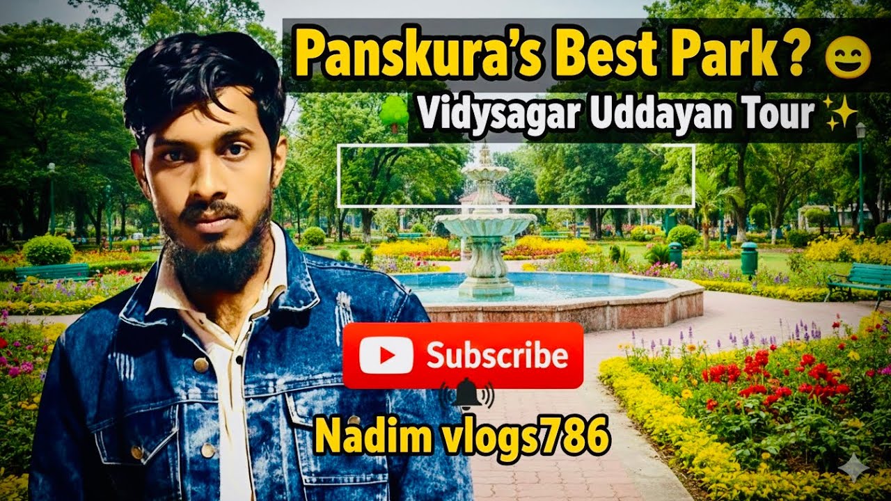 Panskura Vidyasagar Uddayan Park Vlog | Nature Walk | Relaxing Evening | Full Tour | NADIM VLOGS786