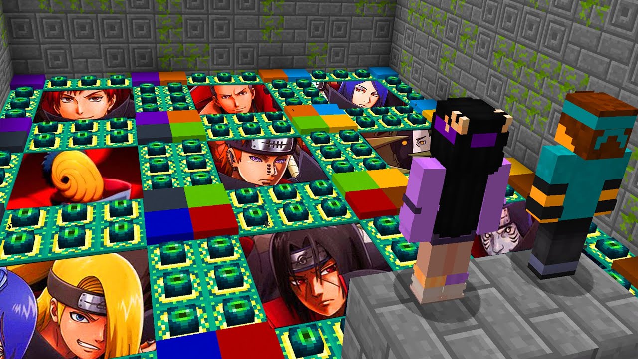 NÃO ESCOLHA O PORTAL ERRADO DA AKATSUKI no MINECRAFT!