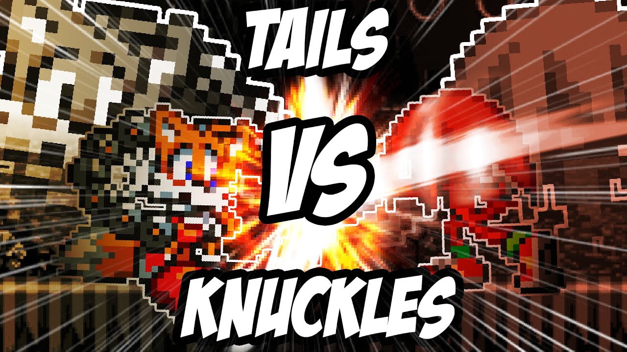 Tails VS Knuckles Sprite Animation Fight (Animated by AG S. Brawl Fest)