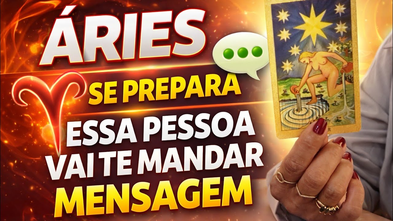 ❤️ ÁRIES ♥️  A NOTIFICAÇÃO VAI CHEGAR.  