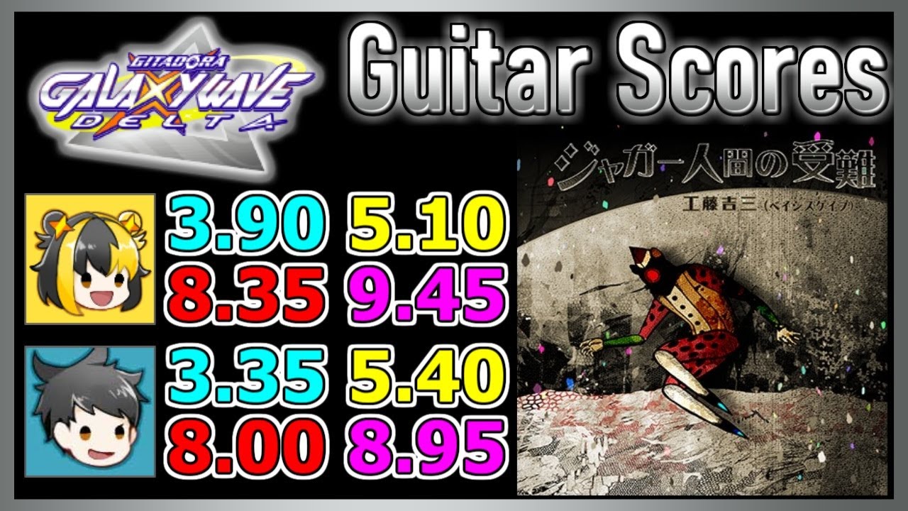 [GITADORA GuitarFreaks] ジャガー人間の受難 - Guitar & Bass Scores