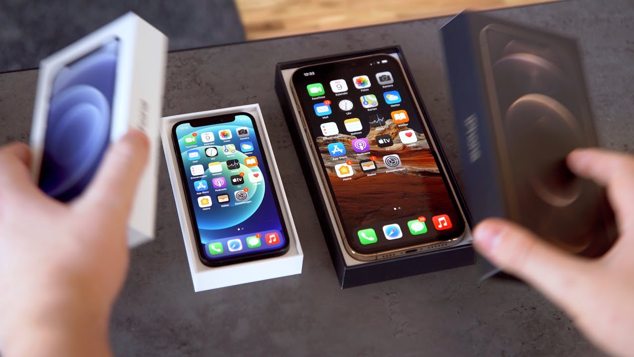 iPhone 12 mini & Pro Max: Unboxing, Größenvergleich & Gewinnspiel!