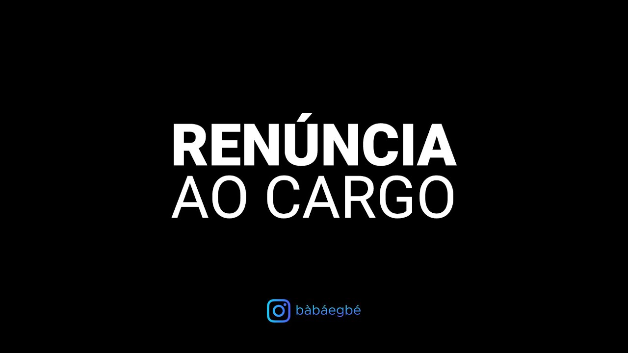 Renúncia ao cargo