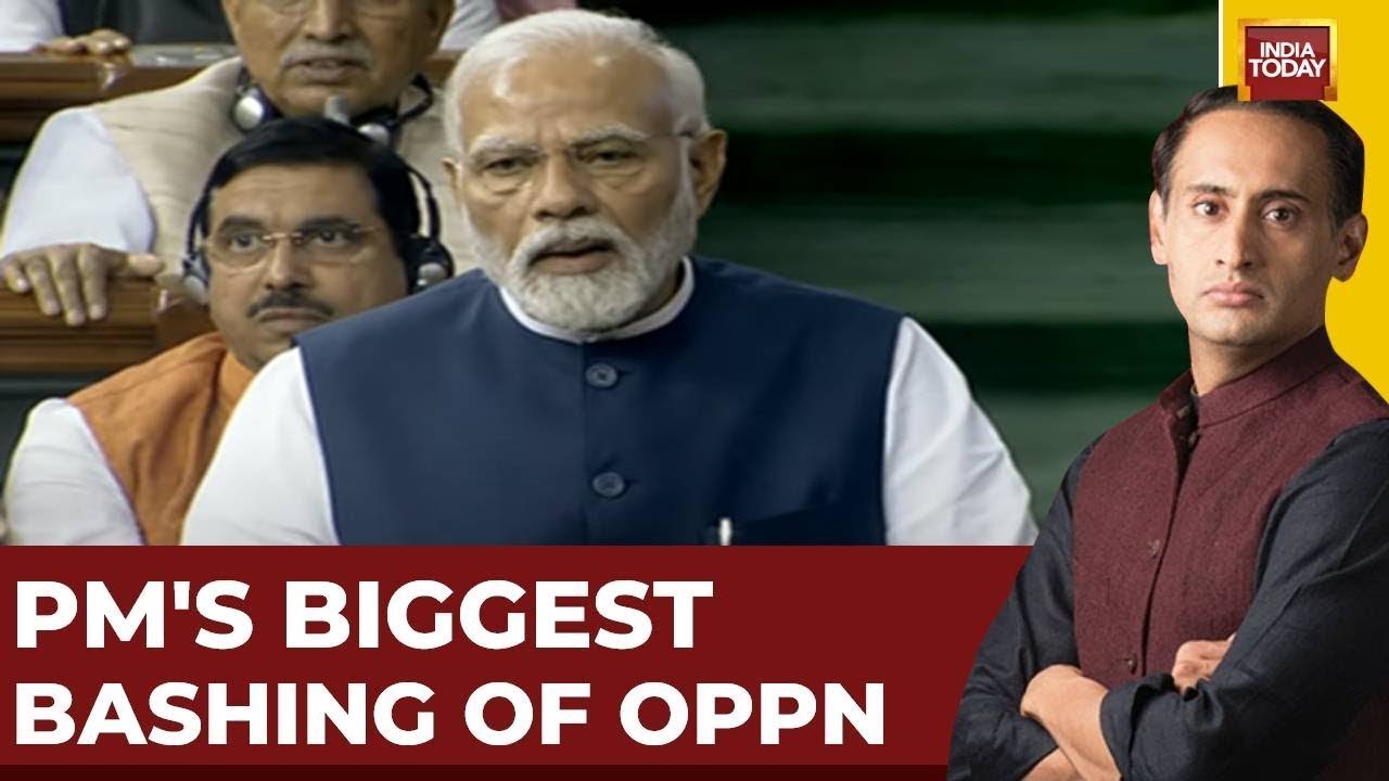 Newstrack With Rahul Kanwal: PM's Biggest Bashing Of Opposition | Reply, Rebuttal & Run-Up To 2024