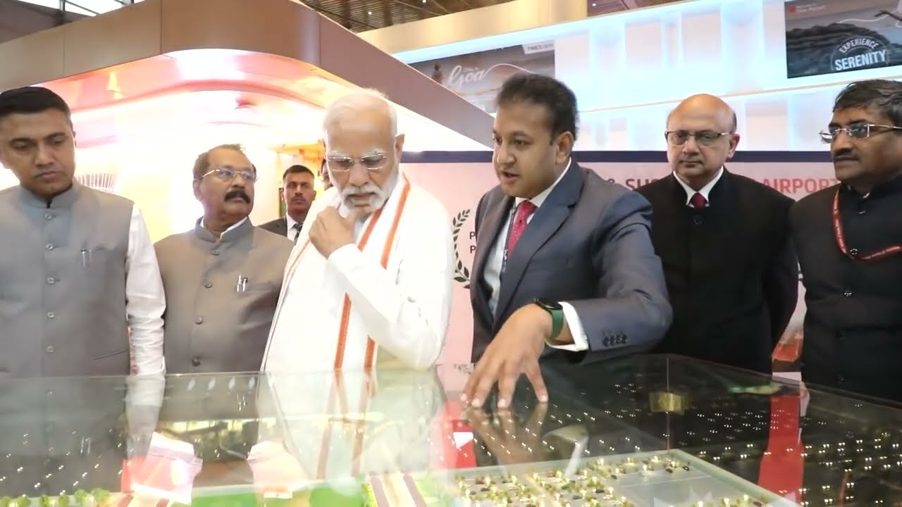 Visuals from inauguration of Manohar International Airport in Mopa, Goa