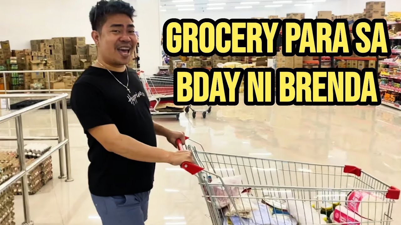 Grocery para sa Bday ni @BrendaMageOfficial  daming handa!@argieltv6003  may binili na mahal!